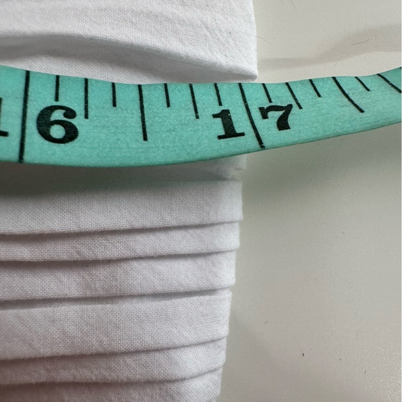 NWT Madewell Poplin Crop Tube Top Women's 4 White Pleated Smocked Strappy - Picture 12 of 12